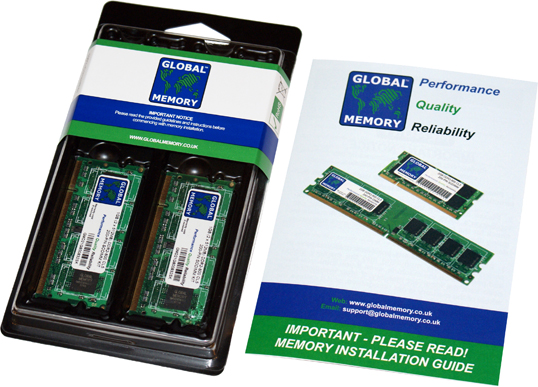 512MB (2 x 256MB) DDR2 400/533/667MHz 200-PIN SODIMM MEMORY RAM KIT FOR SONY LAPTOPS/NOTEBOOKS